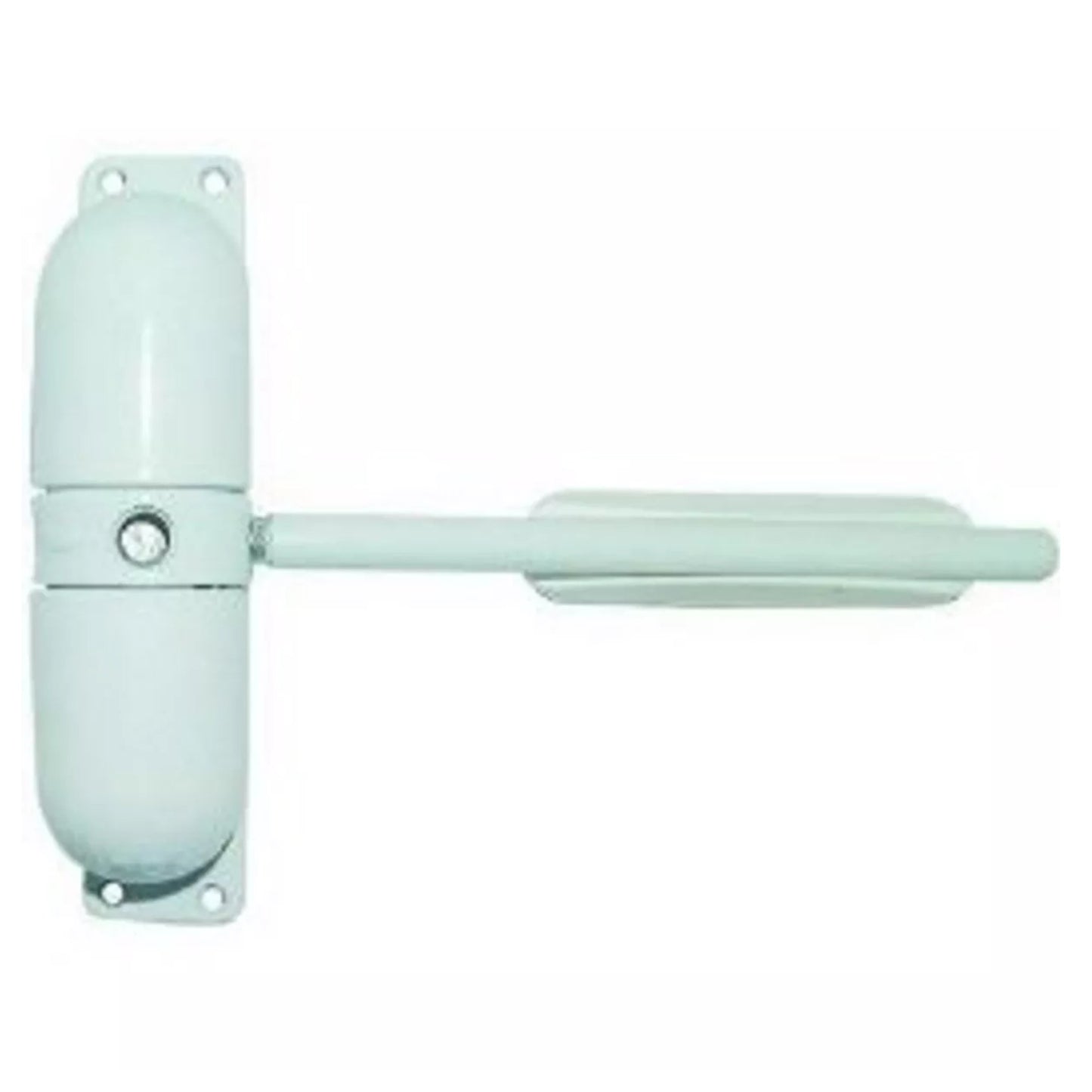 Yale Surface Mounted Door Closer Spring Loaded with Adjustable Tensioner White