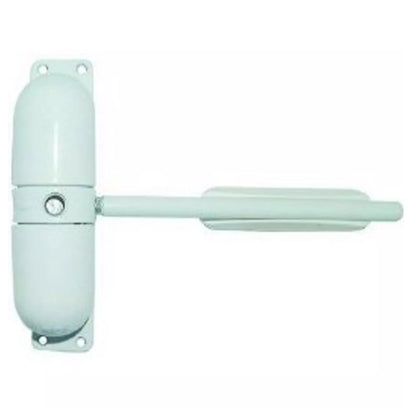 Yale Surface Mounted Door Closer Spring Loaded with Adjustable Tensioner White