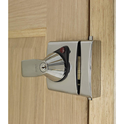 Yale British Standard Nightlatch 40mm Chrome Finish High Security Approved