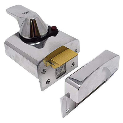 Yale British Standard Nightlatch 40mm Chrome Finish High Security Approved