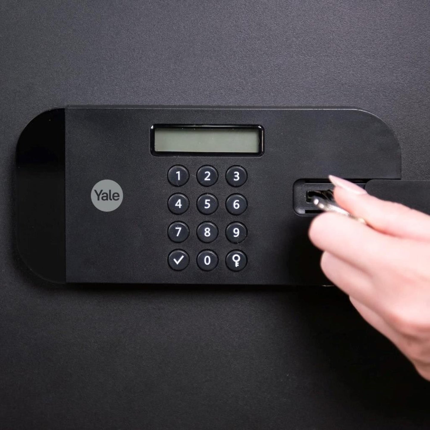 Yale Laptop Safe Digital Keypad Steel Locking Bolts Override Key 20 x 35 x 20 cm