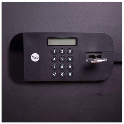 Yale Laptop Safe Digital Keypad Steel Locking Bolts Override Key 20 x 35 x 20 cm