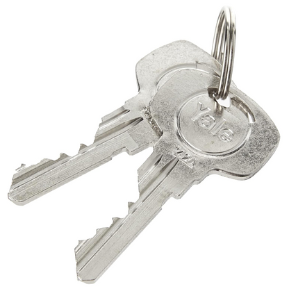 Yale 81 Rollerbolt Nightlatch Push Pull Action Lock Grey Case Chrome Cylinder 92mm