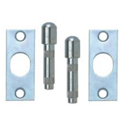 Yale Door Hinge Security Bolts Satin Chrome Finish for External Doors P-125-SC