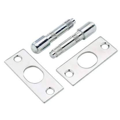 Yale Door Hinge Security Bolts Satin Chrome Finish for External Doors P-125-SC