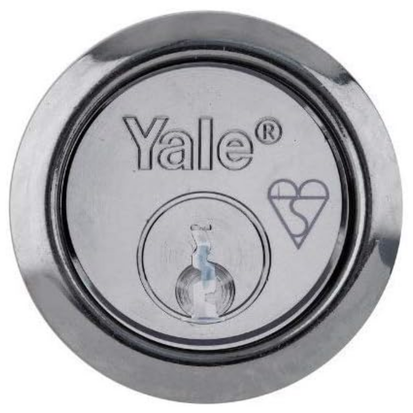 Yale B-X5-CH Replacement Rim Cylinder for 38mm to 57mm Doors 2 Keys Chrome