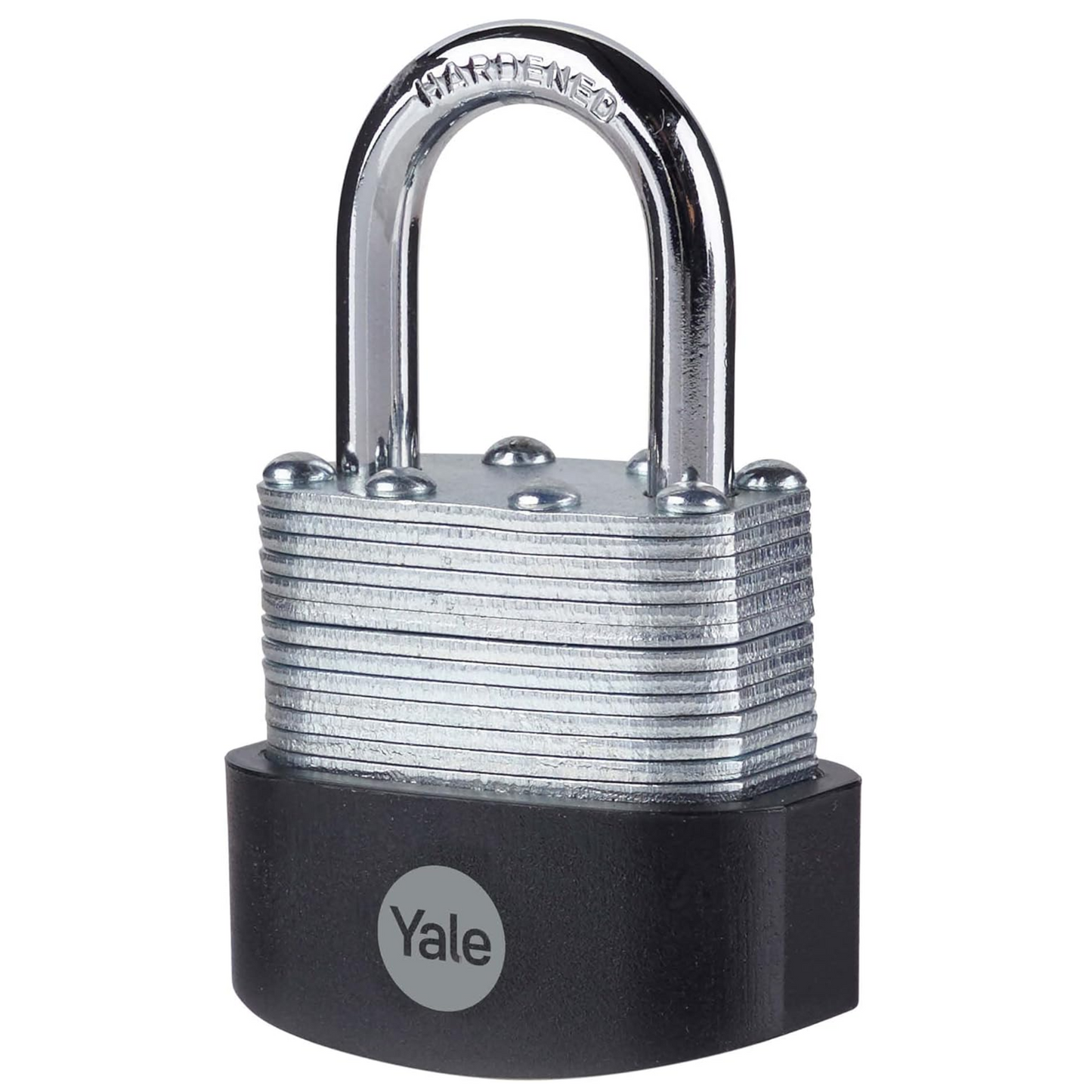 Yale High Security Heavy Duty 40mm Laminated Steel Padlock Open Hardened Shackle