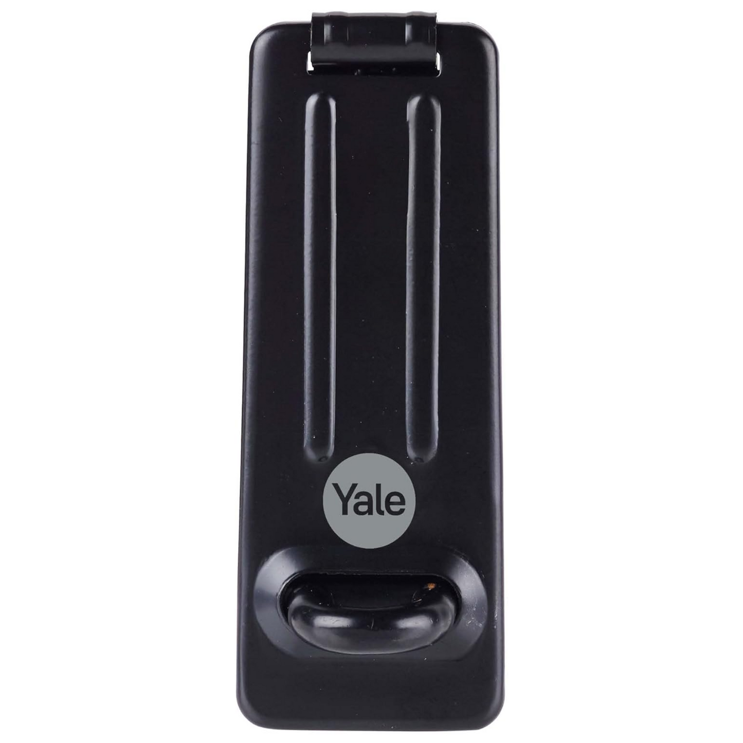 Yale Steel Hasp Staple 120mm for Secure Gates Sheds High Protection Y135B/120/BK