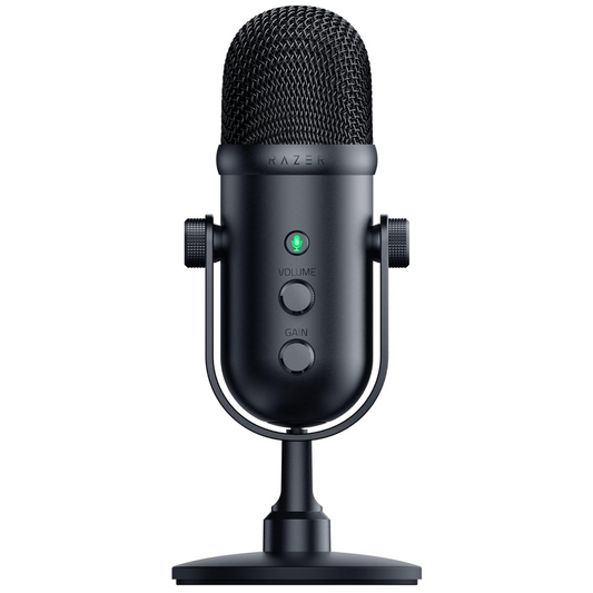 Razer Seiren V2 Pro USB Microphone for Streamers High Pass Filter Shock Absorber