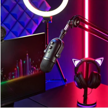 Razer Seiren V2 Pro USB Microphone for Streamers High Pass Filter Shock Absorber