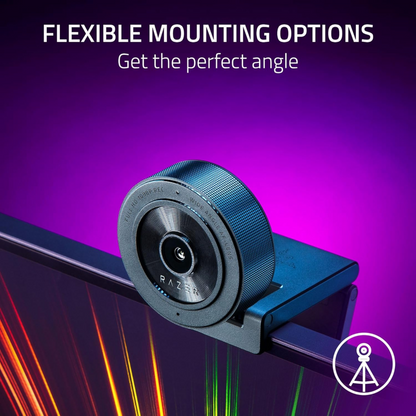 Razer Kiyo X Full HD Streaming Webcam 1080p 30 FPS or 720p 60 FPS Auto Focus