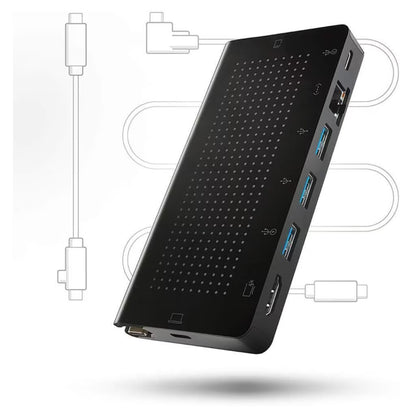 Twelve South StayGo USB-C Hub Wired USB 3.2 Gen 1 For Apple MacBook Black 232676