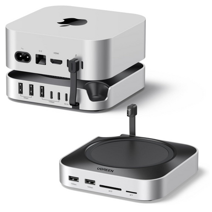UGREEN Mac Mini M4 Dock 10Gbps NVMe SSD Enclosure USB C Hub with with 3x USB-A