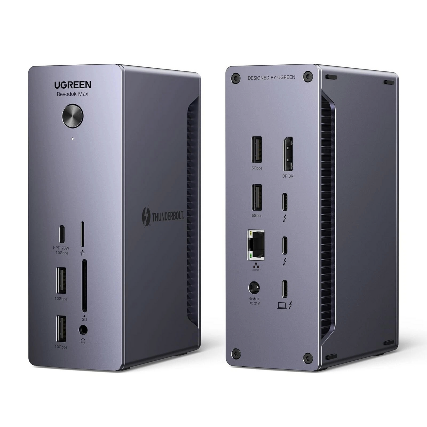 UGREEN Revodok Max 213 Thunderbolt 4 Dock, 13-in-1 4K 60Hz 90W Mac and Windows