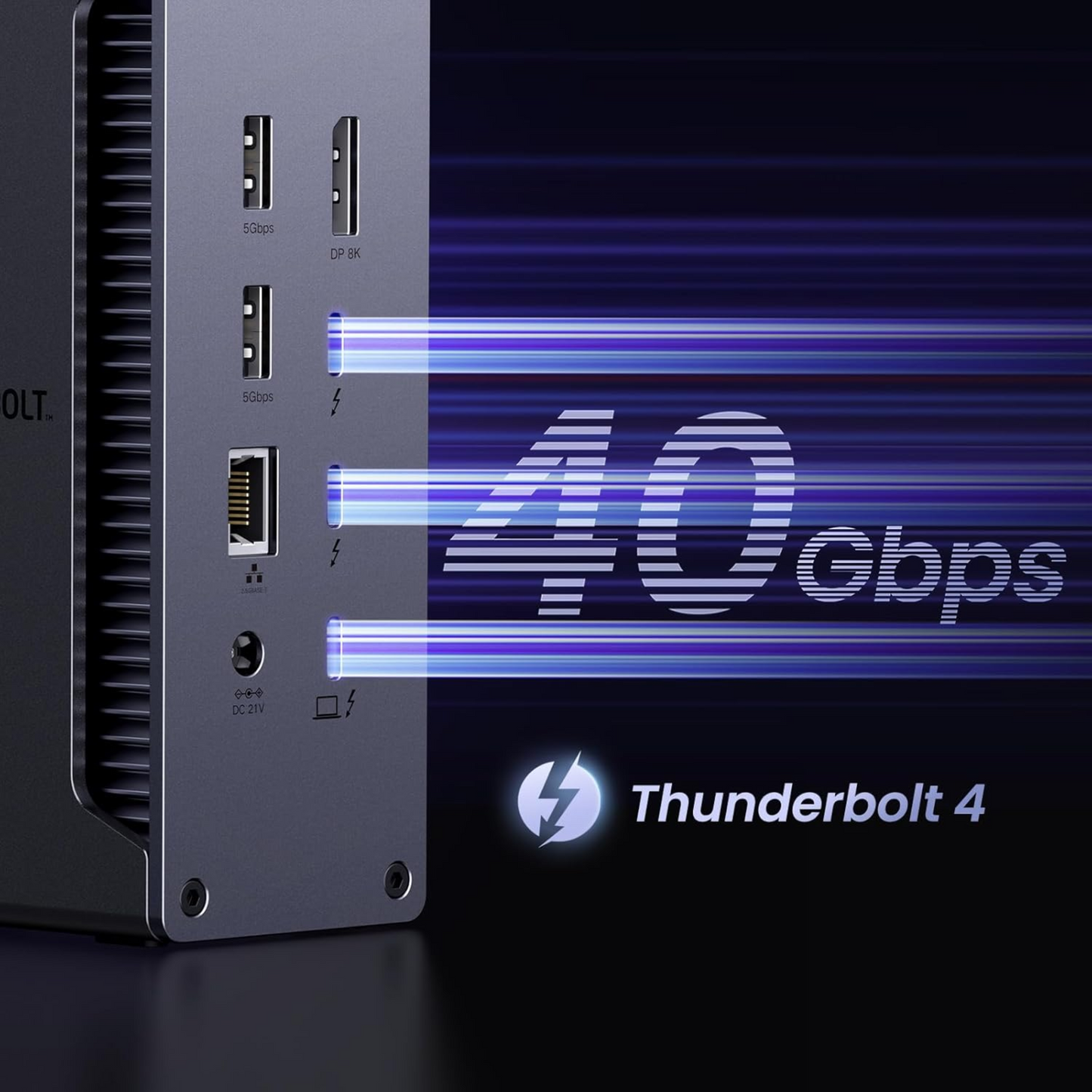 UGREEN Revodok Max 213 Thunderbolt 4 Dock, 13-in-1 4K 60Hz 90W Mac and Windows