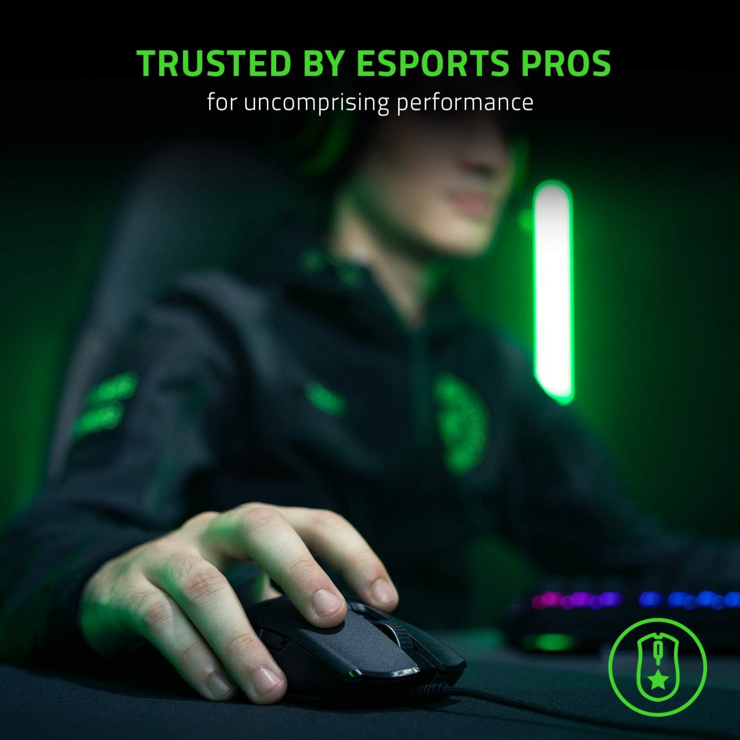 Razer Viper 8K Hz Ambidextrous E-Sport Gaming Mouse with 8000 Hz HyperPolling