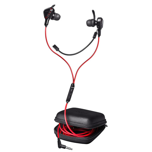 Trust Gaming In-Ear Earphones Cobra Multiplatform Headphones with Mic Hard Case