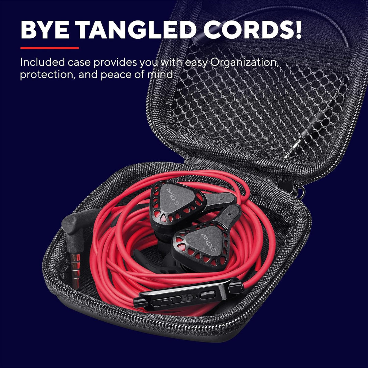 Trust Gaming In-Ear Earphones Cobra Multiplatform Headphones with Mic Hard Case