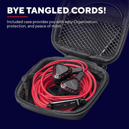 Trust Gaming In-Ear Earphones Cobra Multiplatform Headphones with Mic Hard Case
