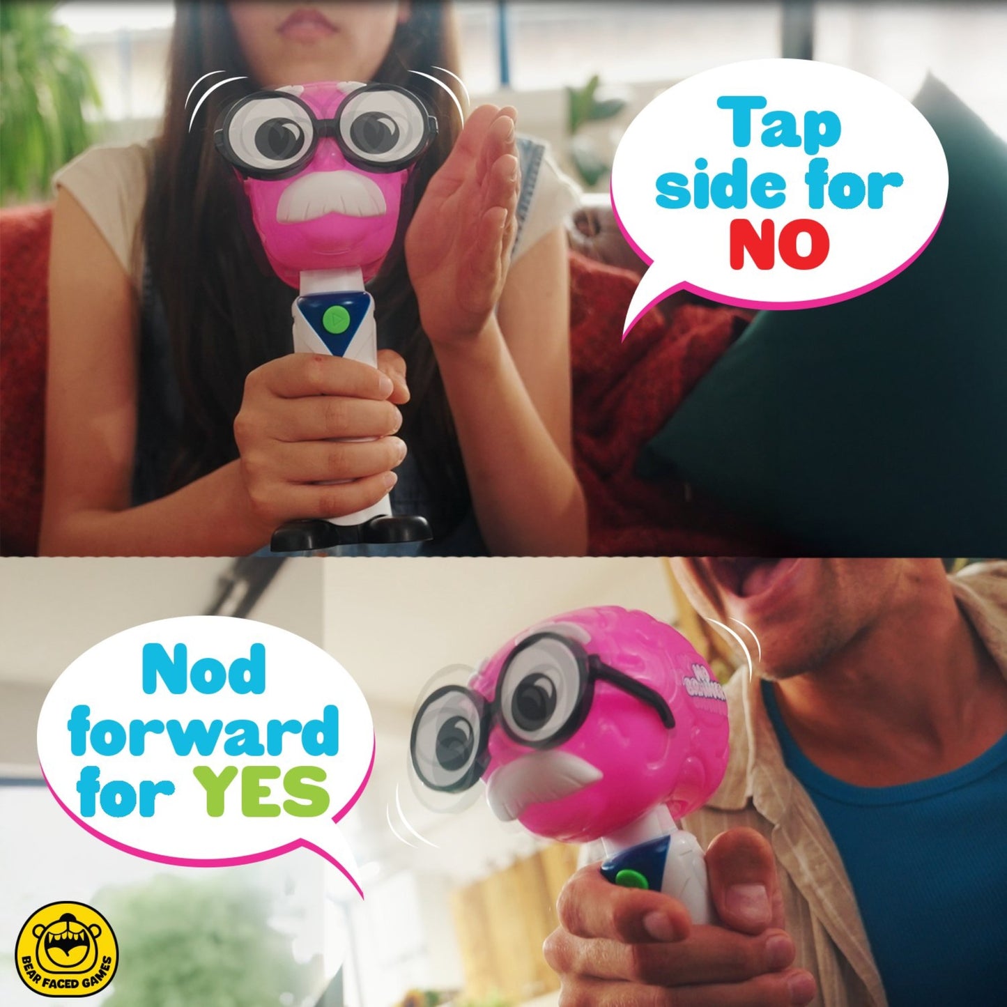 No Brainer Electronic Fast Reactions Yes No Family Quiz Party Game Chaotic Fun