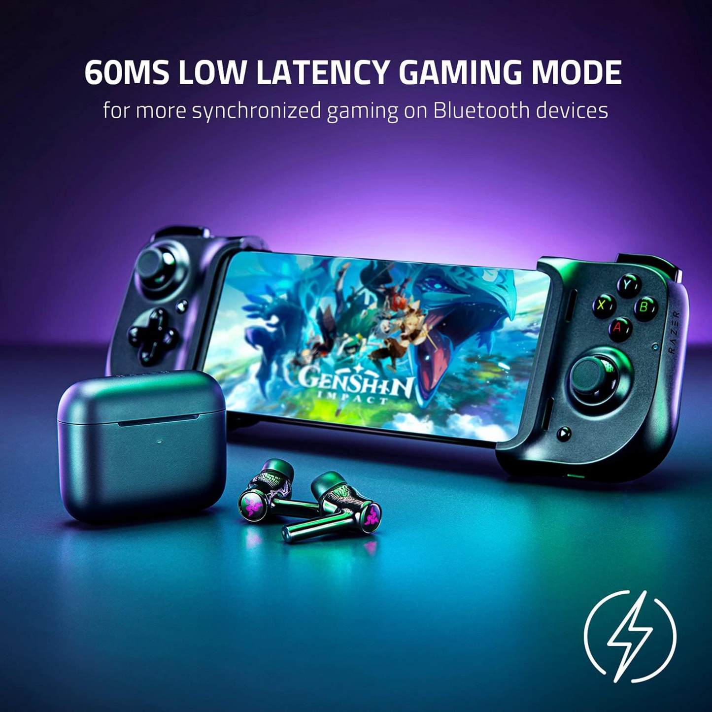 Razer Hammerhead True Wireless True Wireless Low Latency Earbuds Chroma 2nd Gen