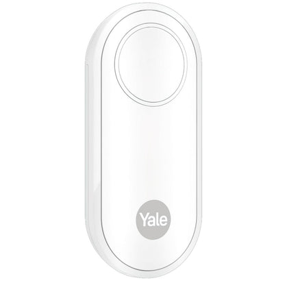 Yale Smart Alarm Button White Panic Button Doorbell Wireless 1km Range AL-PB-1AW