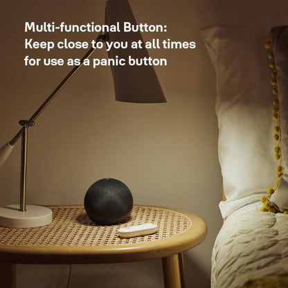 Yale Smart Alarm Button White Panic Button Doorbell Wireless 1km Range AL-PB-1AW