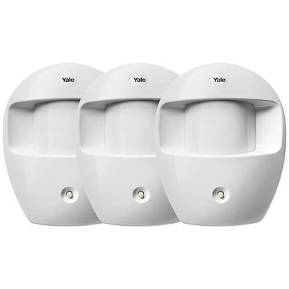 Yale 3 Pack Pet PIR Motion Detector Sensor Pet Friendly Alarm SR & EF 868MHz