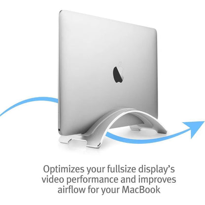 Twelve South BookArc Vertical Desktop Stand For 13" MacBook Laptop Silver 248220