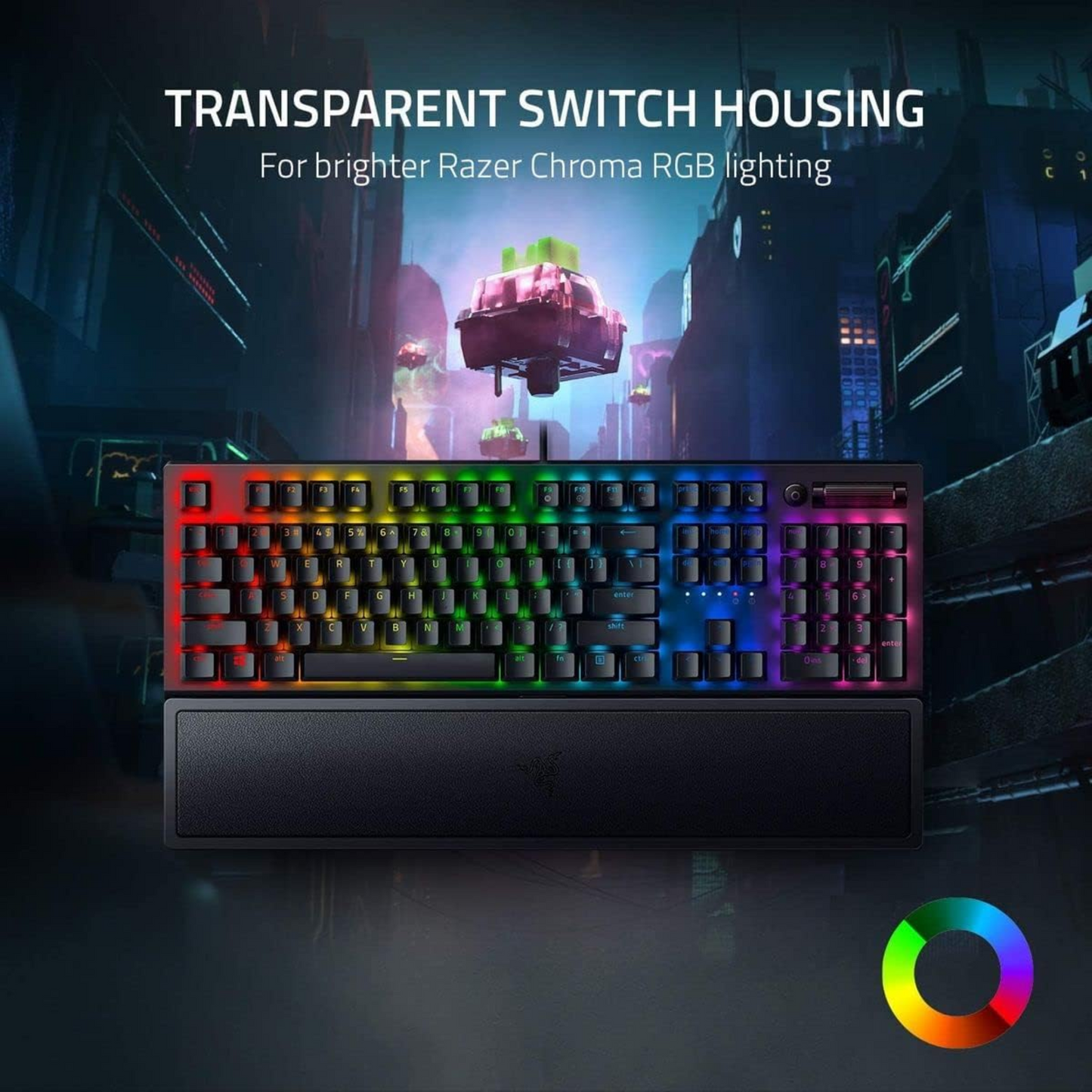 Razer BlackWidow V3 Mechanical Gaming Keyboard Green Switches QWERTY Italian