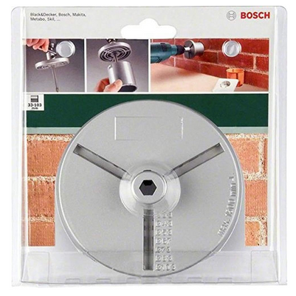 Bosch Backing Pad Clamping Flange for Coated Hole Saw for Diameter 33 to 103mm