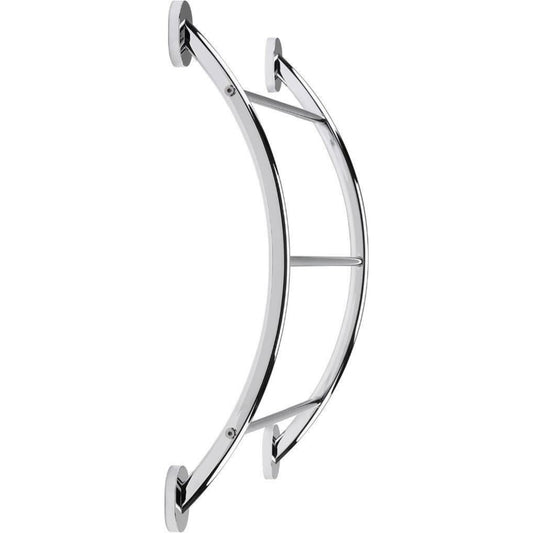Croydex Curved Towel Rack Britannia Flexi-Fix Chrome Plated 13.5 x 51 x 57.2 cm