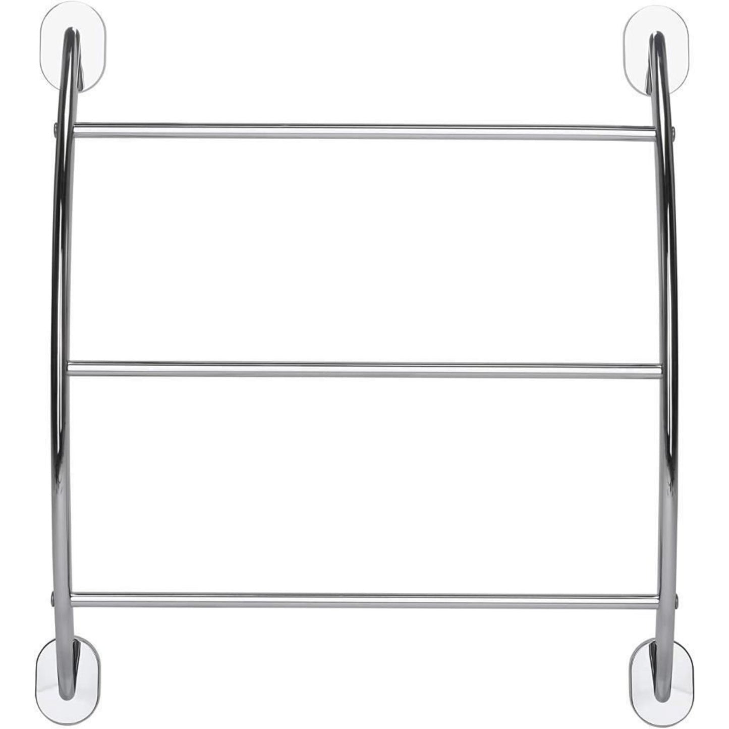 Croydex Curved Towel Rack Britannia Flexi-Fix Chrome Plated 13.5 x 51 x 57.2 cm