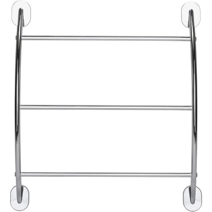 Croydex Curved Towel Rack Britannia Flexi-Fix Chrome Plated 13.5 x 51 x 57.2 cm