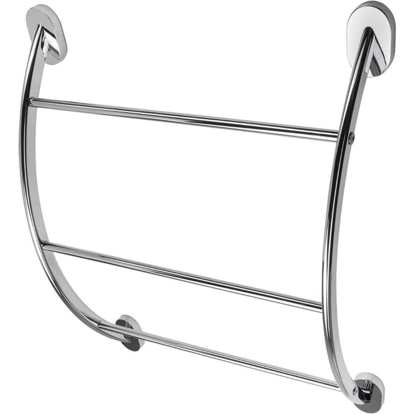 Croydex Curved Towel Rack Britannia Flexi-Fix Chrome Plated 13.5 x 51 x 57.2 cm