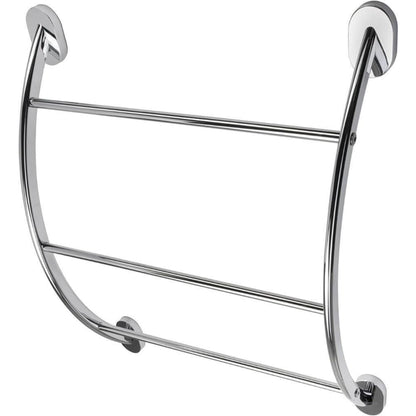 Croydex Curved Towel Rack Britannia Flexi-Fix Chrome Plated 13.5 x 51 x 57.2 cm