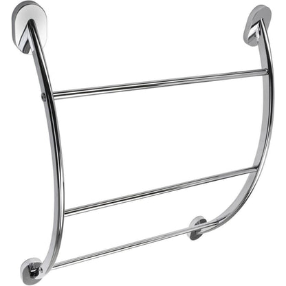 Croydex Curved Towel Rack Britannia Flexi-Fix Chrome Plated 13.5 x 51 x 57.2 cm