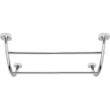 Croydex Curved Towel Rack Britannia Flexi-Fix Chrome Plated 13.5 x 51 x 57.2 cm