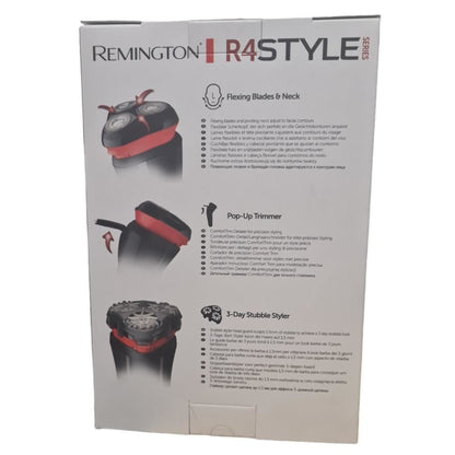 Remington R4 Electric Rotary Dry Shaver Cordless Pivoting Neck Detail Trimmer