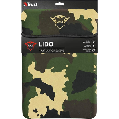 Trust Laptop Sleeve Lido 17.3 Inch Reversible Jungle Camo / Black GXT 1244C