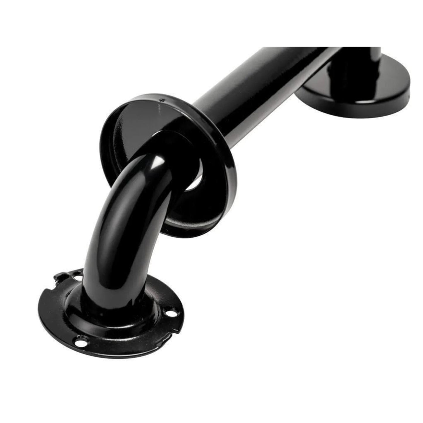Croydex Stainless Steel Grab Handle Bar Bath Shower Mobility Aid 300mm Grey