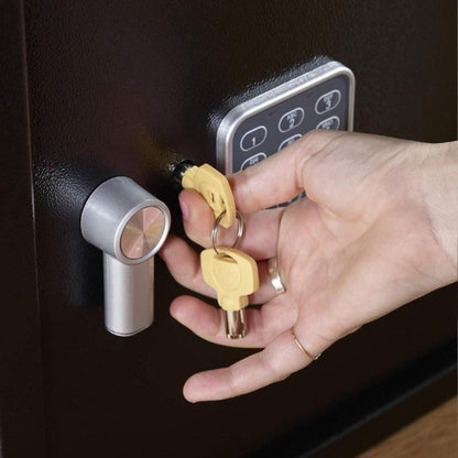 Yale Alarmed Safe 130db Built in Alarm Override Key Fixings 16 Litre 25x35x25cm