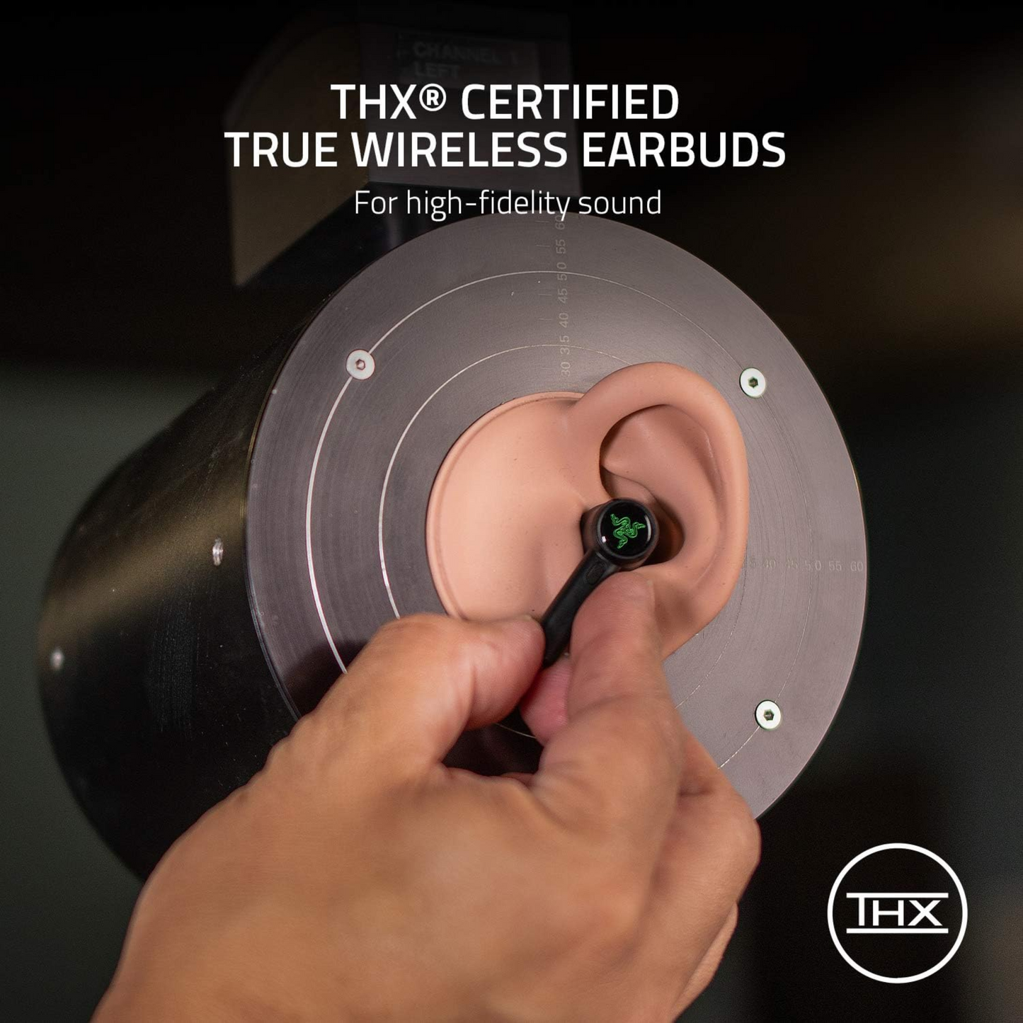 Razer Hammerhead True Wireless Pro THX Certified Earbuds Noise Cancellation