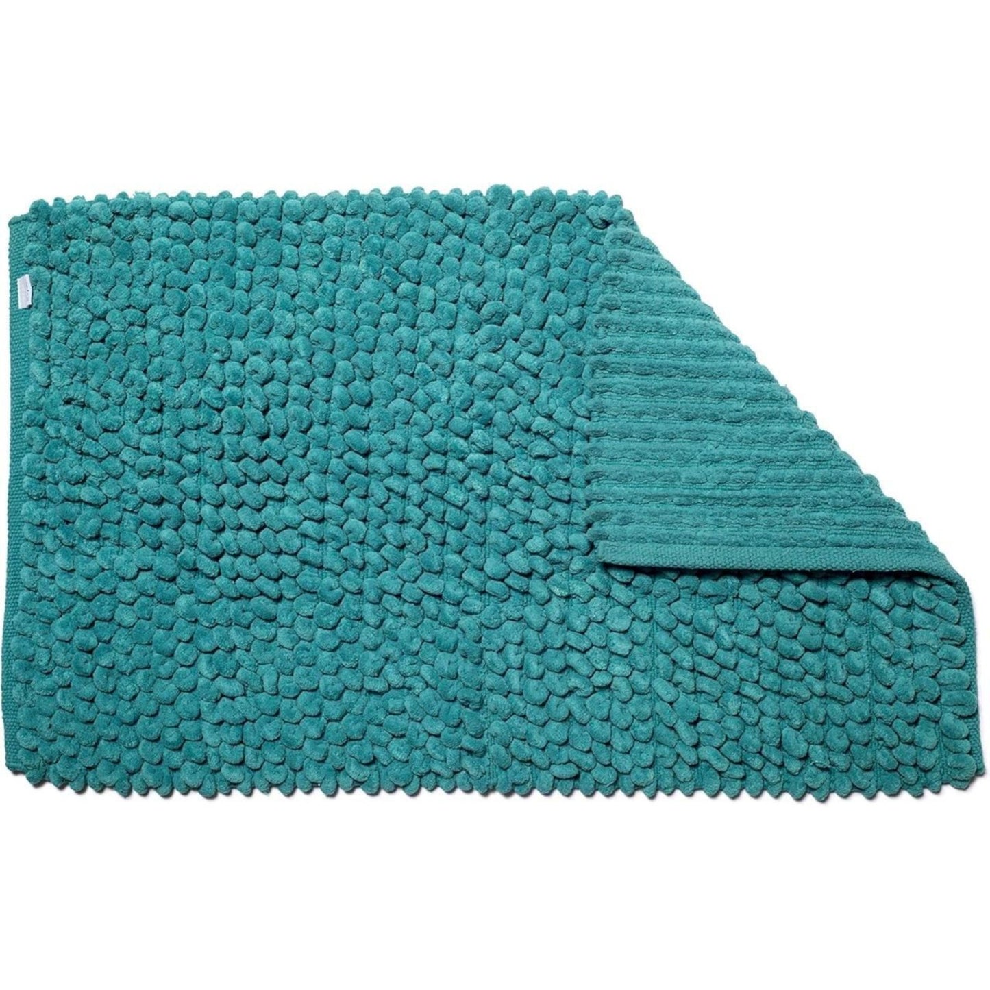 Croydex Aqua Chenille Cushioned Bathroom Rug Slip-Resistant Backing 80x50cm