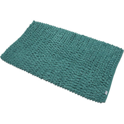 Croydex Aqua Chenille Cushioned Bathroom Rug Slip-Resistant Backing 80x50cm