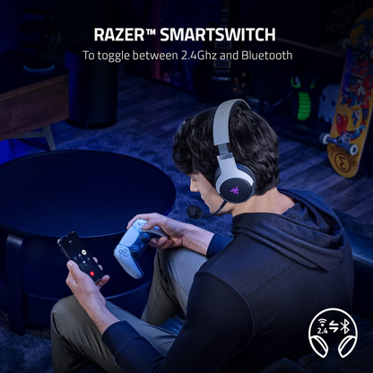 Razer Kaira Pro Dual Wireless PlayStation 5 Headset with Haptics 50 mm Driver