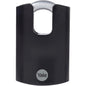 Yale Padlock Closed Shackle Maximum Security Outdoor Weatherproof 62mm Black