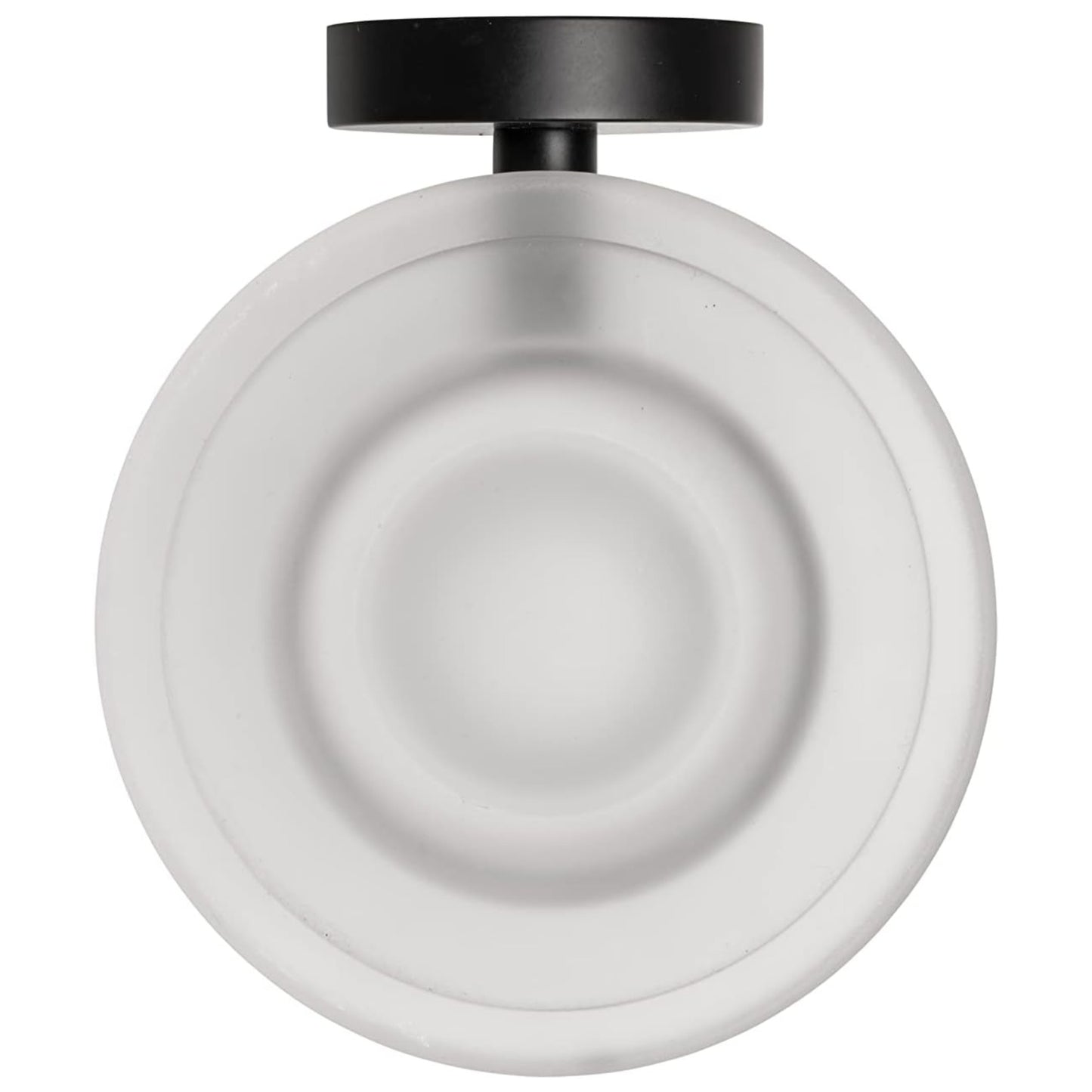 Croydex Soap Dish & Holder Epsom Black Frosted Glass Flexi-Fix 130x107.5x54mm