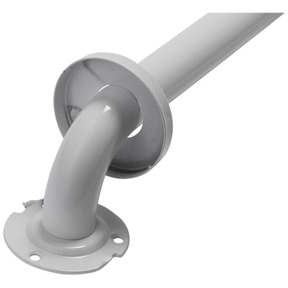 Croydex Metlex Stainless Steel White Mobility Aid Support Rail Angled Grab Bar