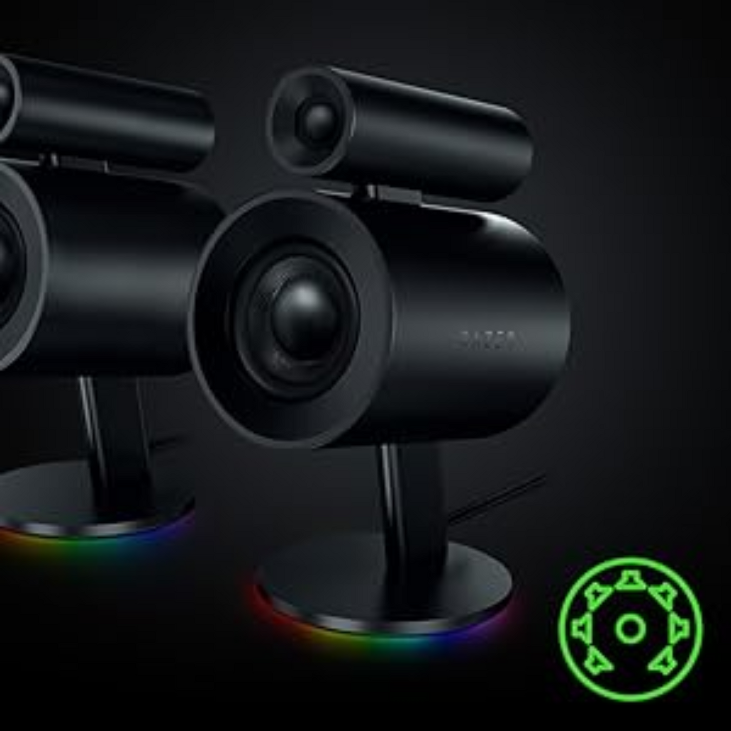 Razer Nommo Pro 2.1 Gaming Speaker Systen THX Certified Audio Dolby Surround
